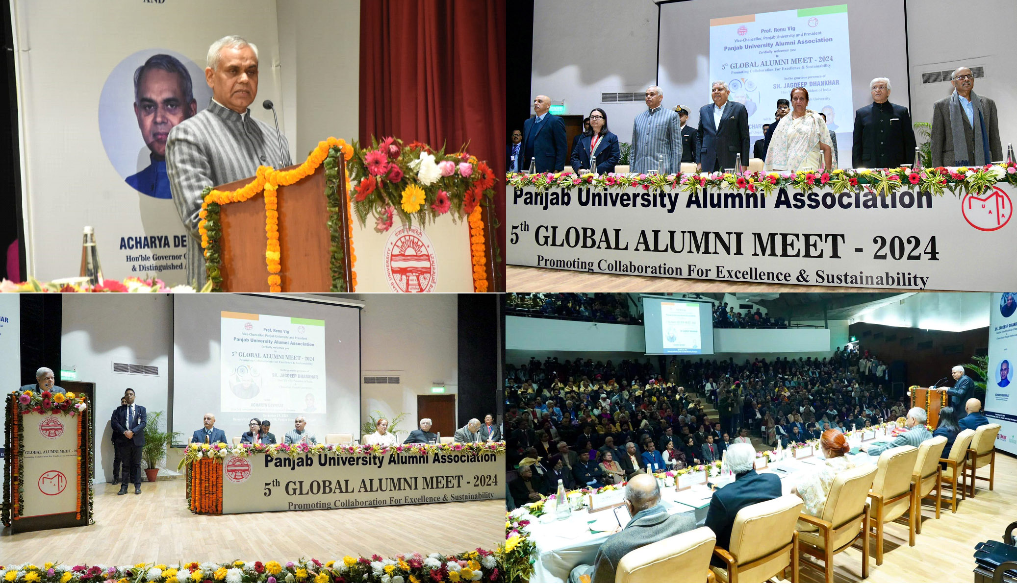 Vice-President of India Shri Jagdeep Dhankhar Addresses 5th Global Alumni Meet at Panjab University
